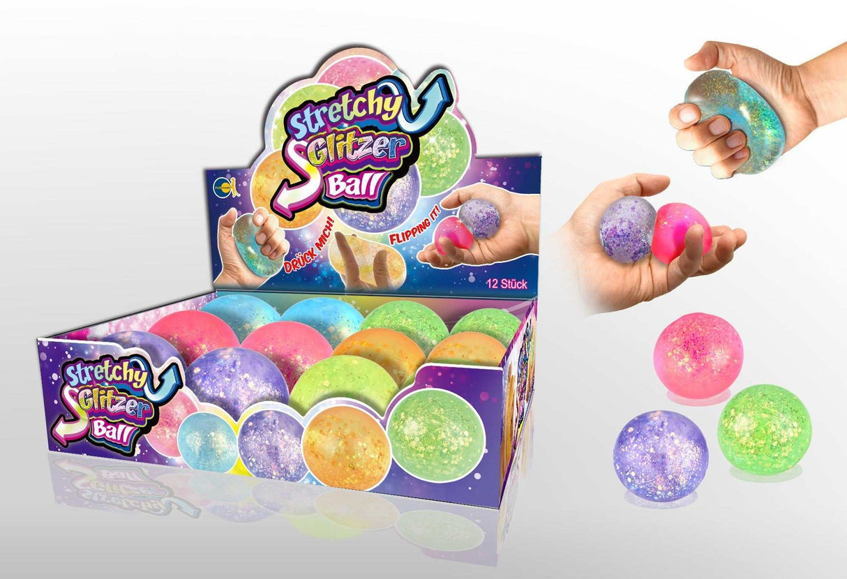 Stretchy Glitzer Ball - korbmayer. ganz besonders. für kinder.