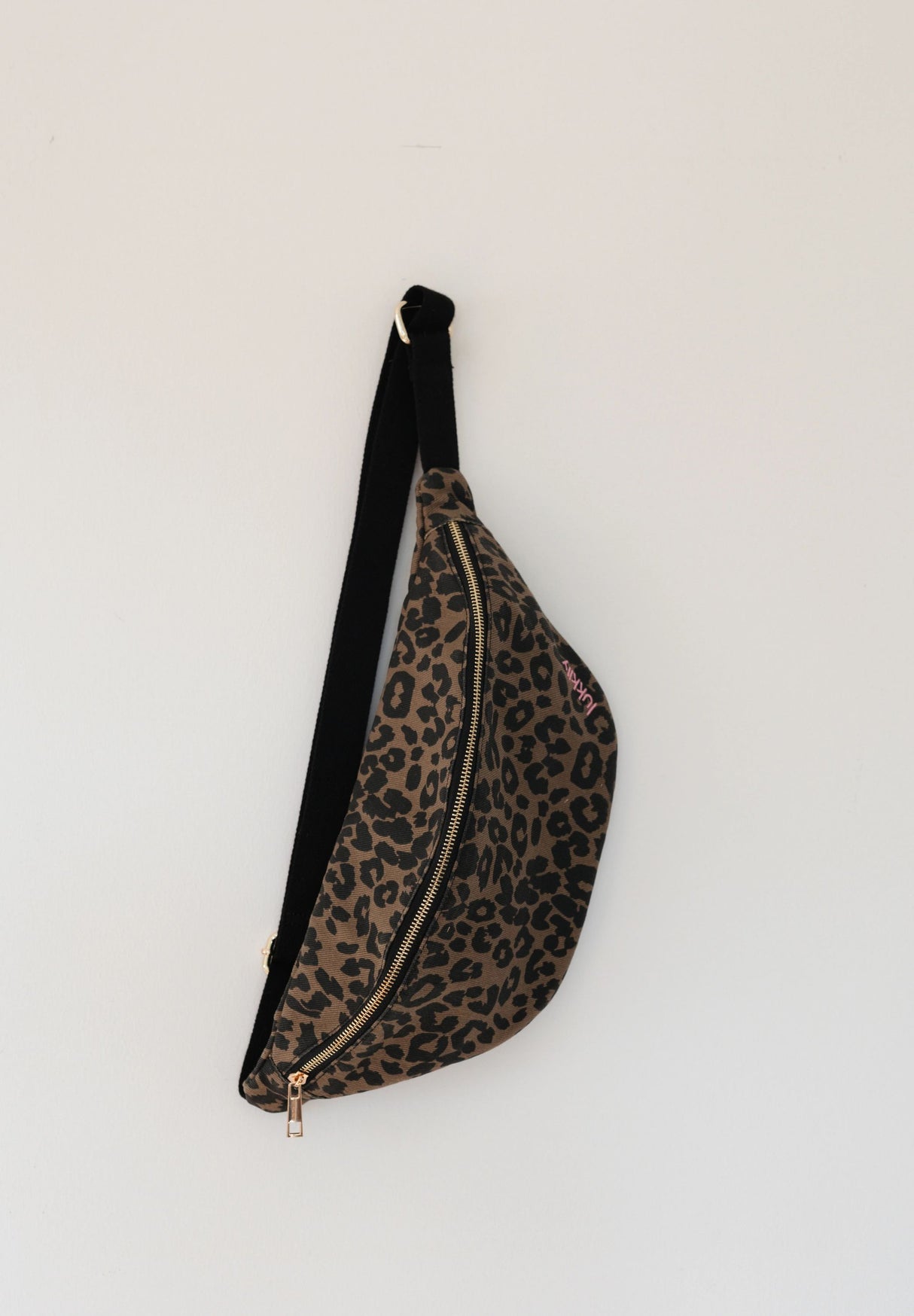 Belt Bag Big Canvas leo light brown