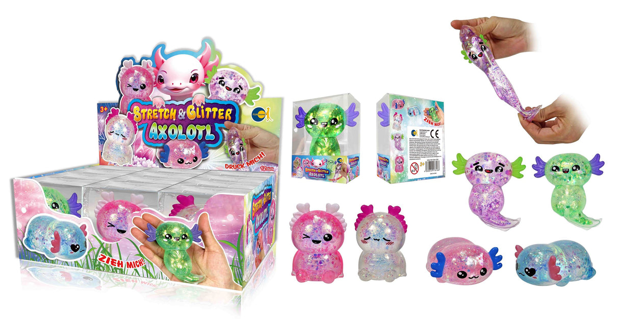 Stretchy Glitzer Axolotti
