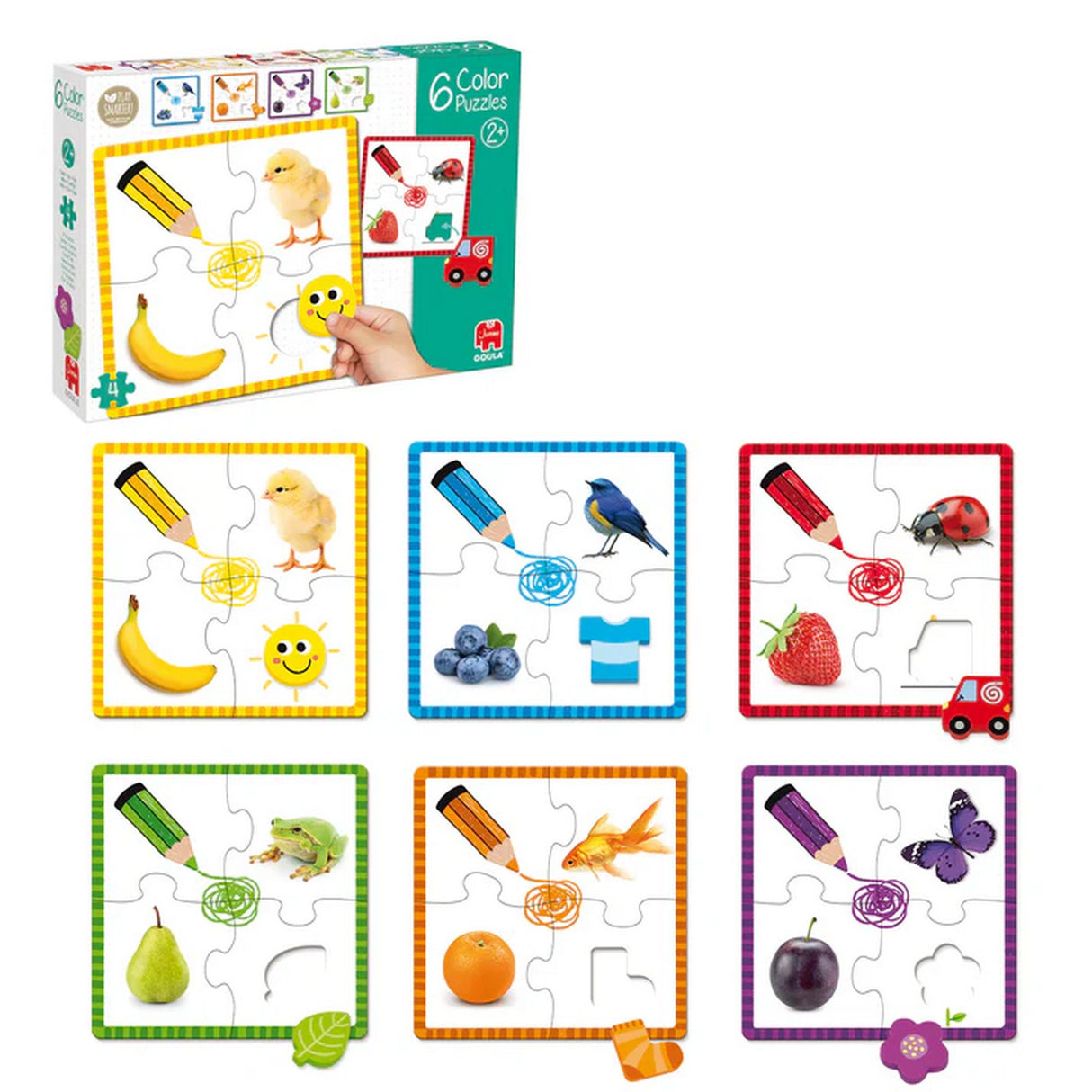 GOULA - 6 Farben-Puzzle