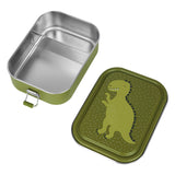 Schulset  - Rucksack, Trinkflasche 350ml & Brotdose groß Mr. Dino