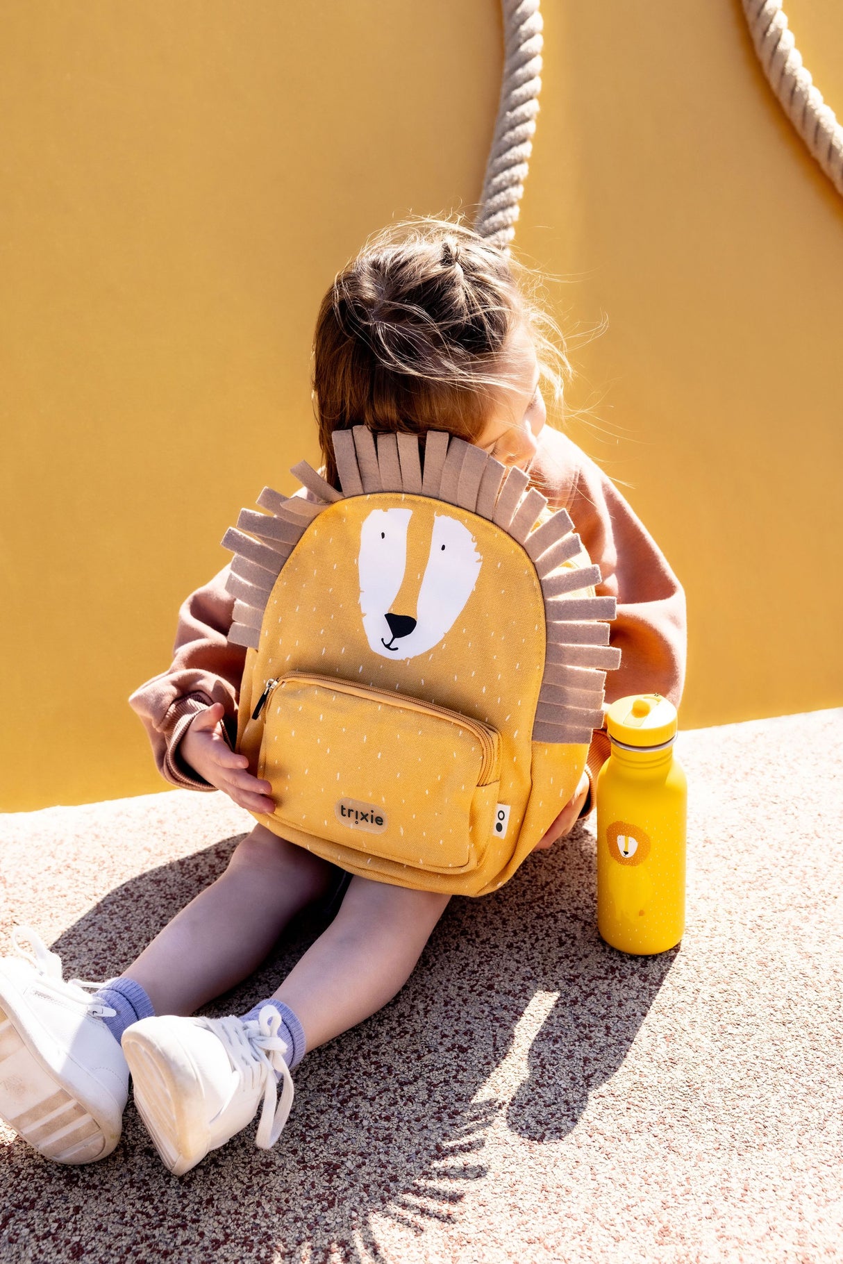 Schulset - Rucksack & Trinkflasche 500ml -  Mr. Lion