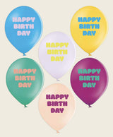 Ballons Set Happy Birtday