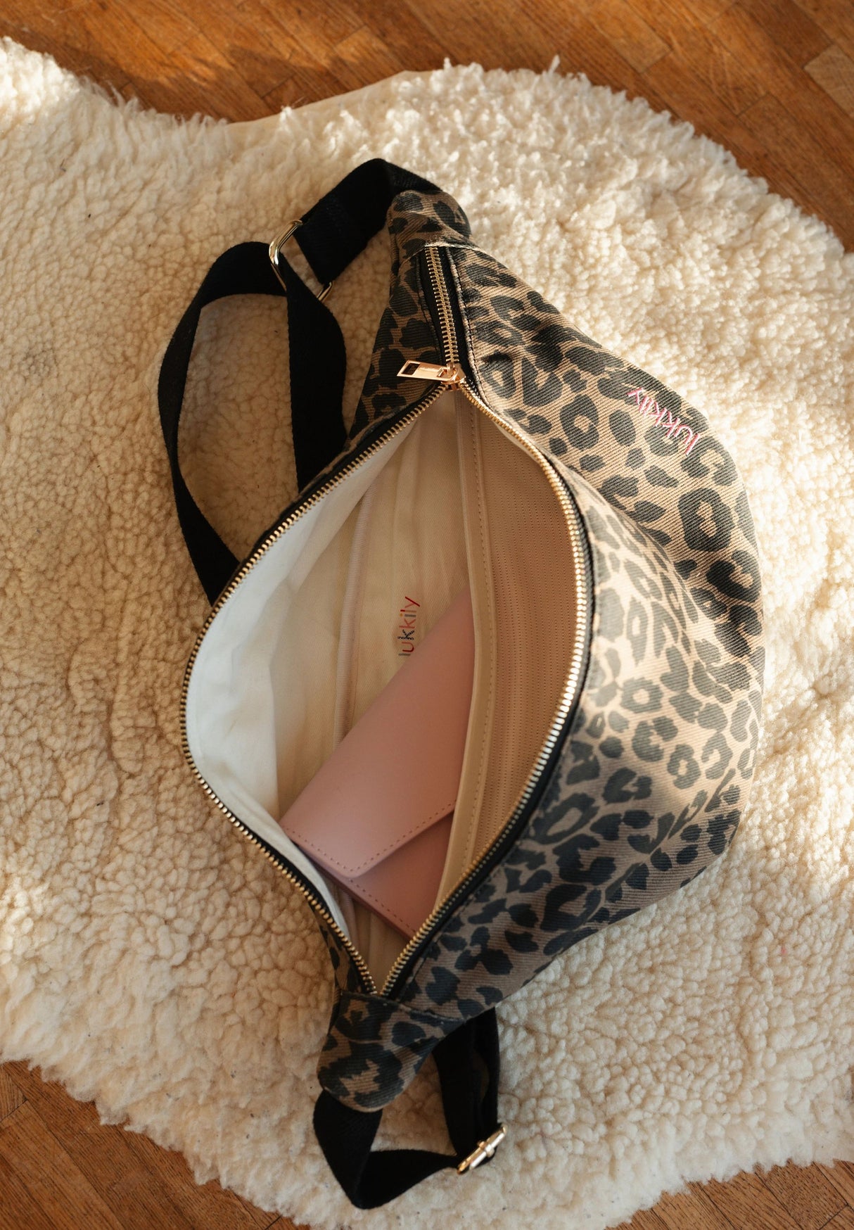Belt Bag Big Canvas leo light brown