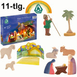 Krippen Set mit Diorama 11-tlg.