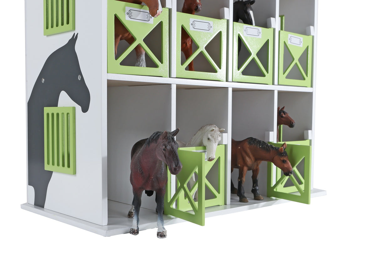 Kids Globe Pferdehotel mit 12 Boxen