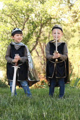 Ritter Kostüm 3 teilig, gold 9-10 Jahre