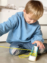 Fädelschuhe Schleife binden - korbmayer. ganz besonders. für kinder.