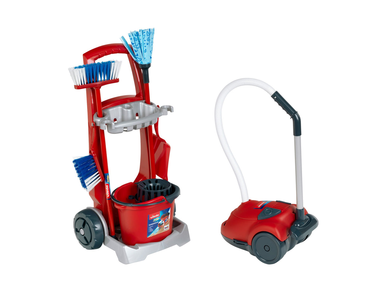 Vileda Besenwagen mit Staubsauger