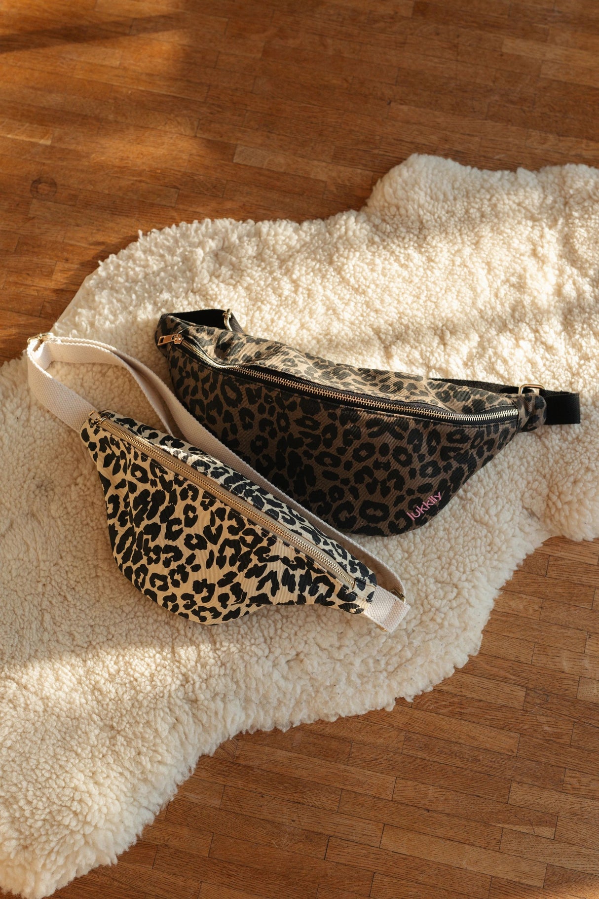 Belt Bag Big Canvas leo light brown