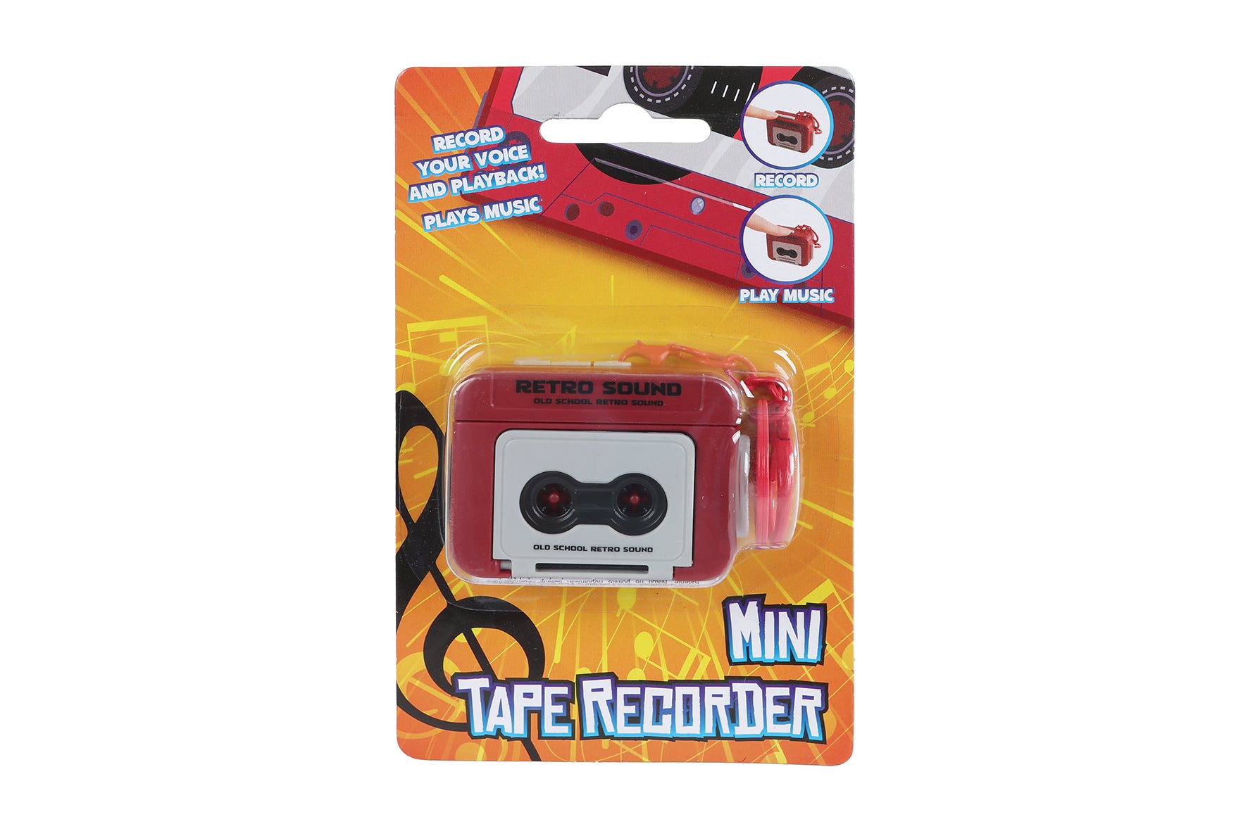 Schlüsselanhänger Kassettenrekorder (1Stück)