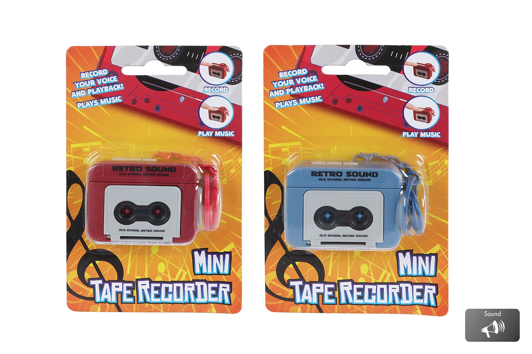 Schlüsselanhänger Kassettenrekorder (1Stück)
