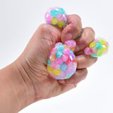 Quetsch Flutschiball mit Wasserperlen