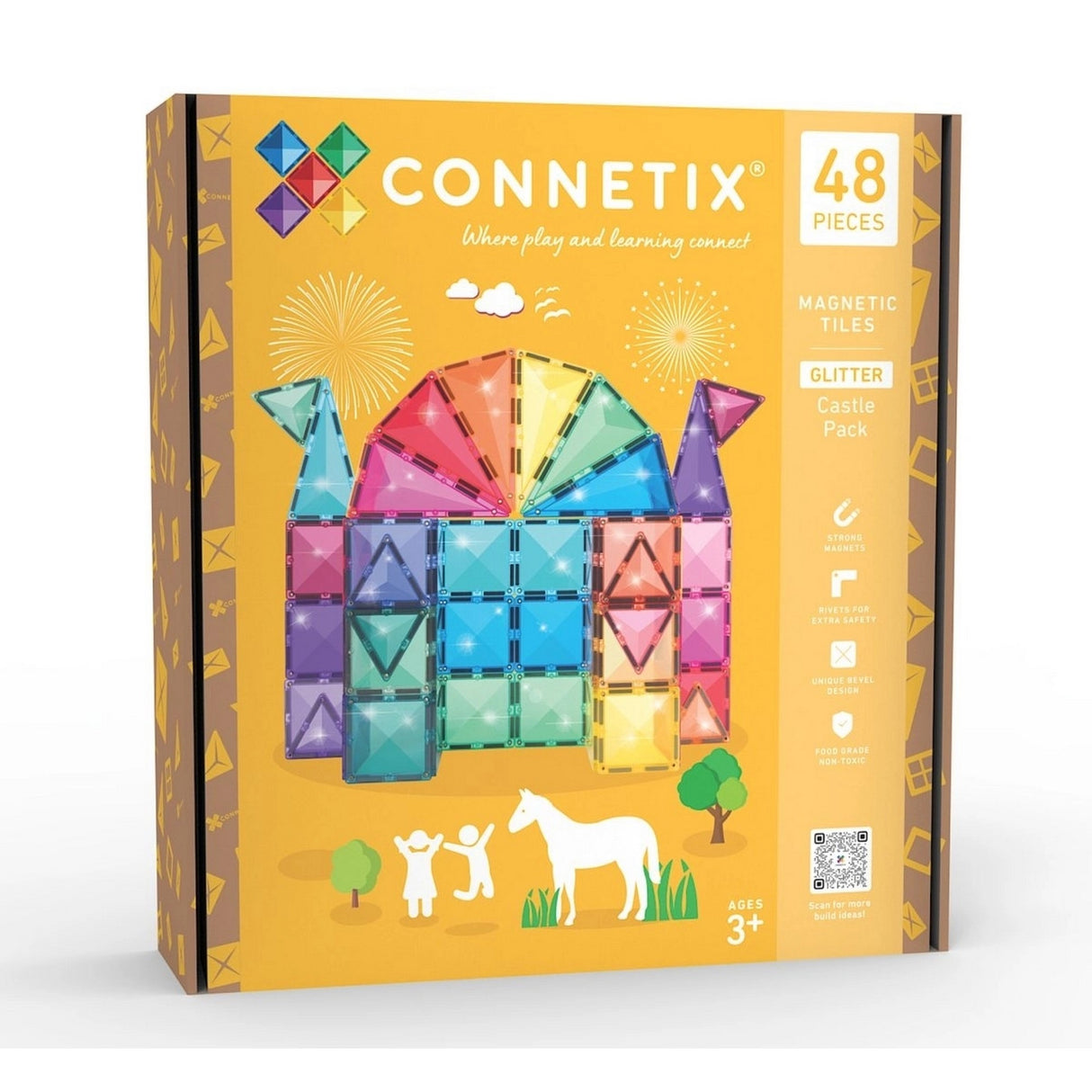 Magnetbausteine Glitter Castle 48 Teile