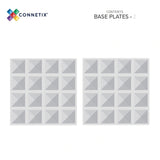 Magnetbausteine Clear Basisplatten - 2 Teile