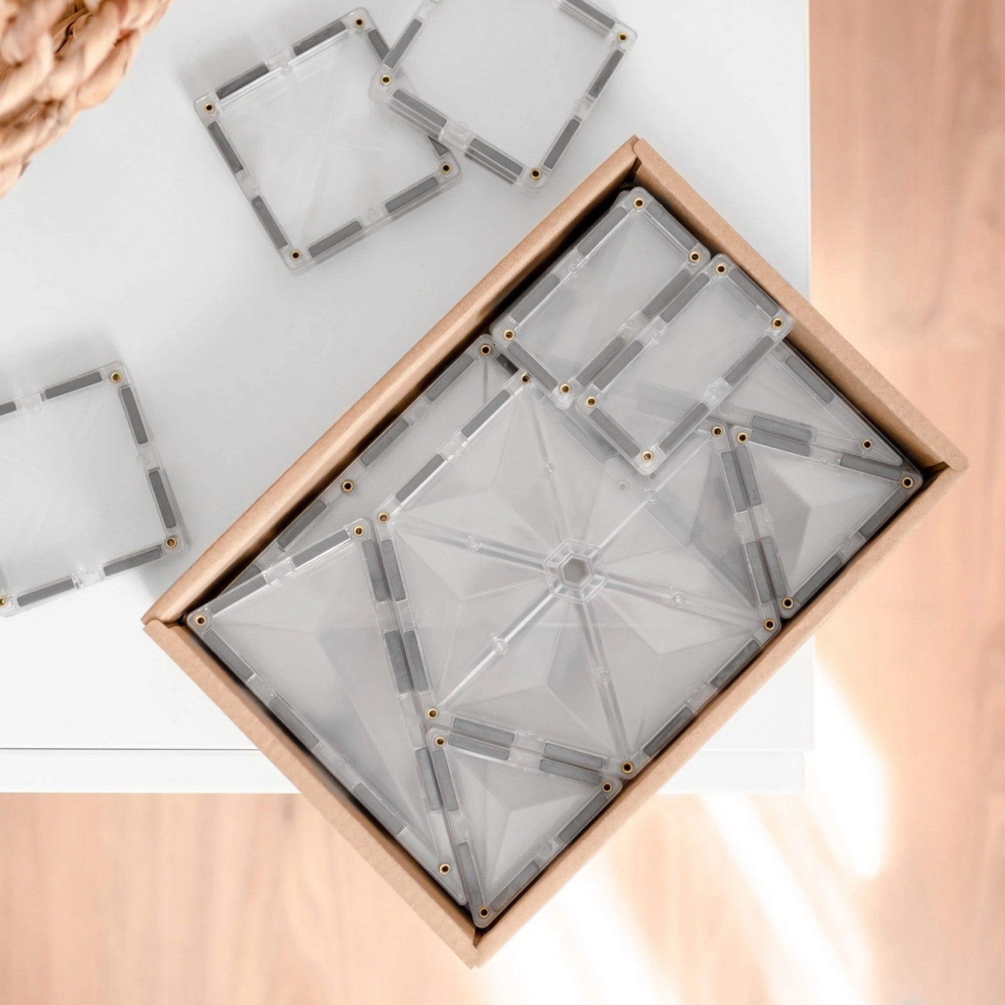 Magnetbausteine Clear Starter Pack - 34 Teile