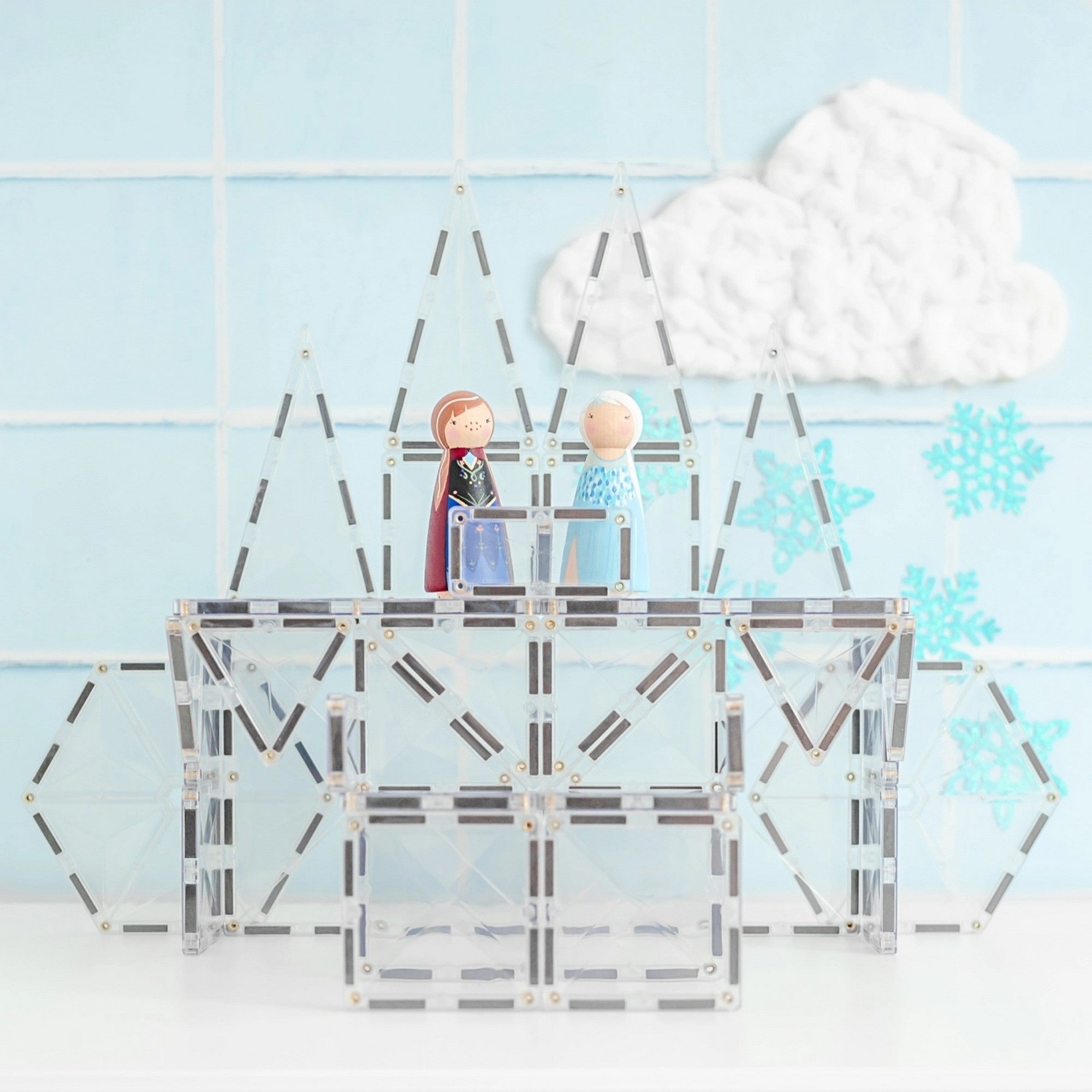Magnetbausteine Clear Starter Pack - 34 Teile