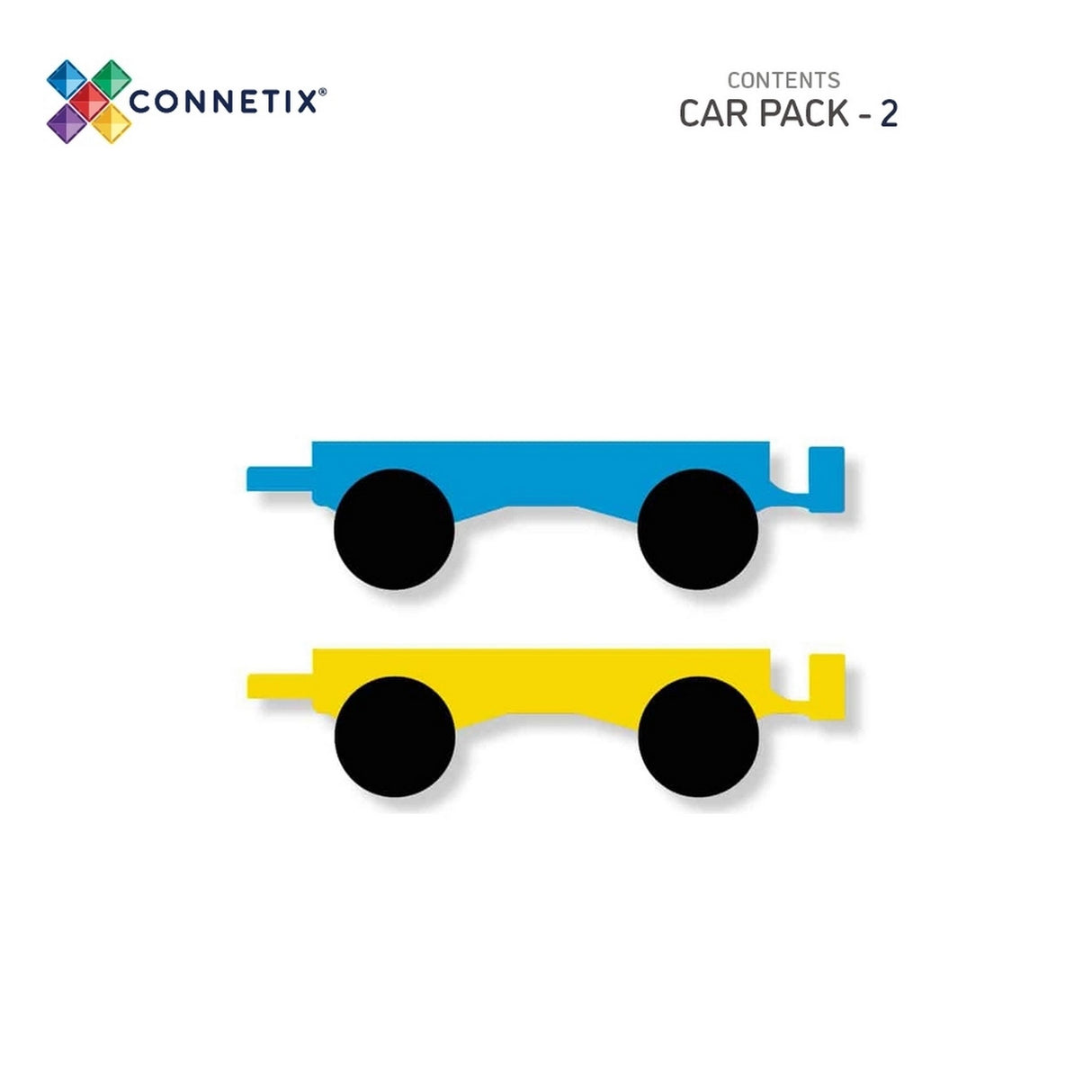 Magnetbausteine Rainbow Car Pack 2 Teile