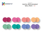 Ersatz-Kugeln Pastel - 16 Teile