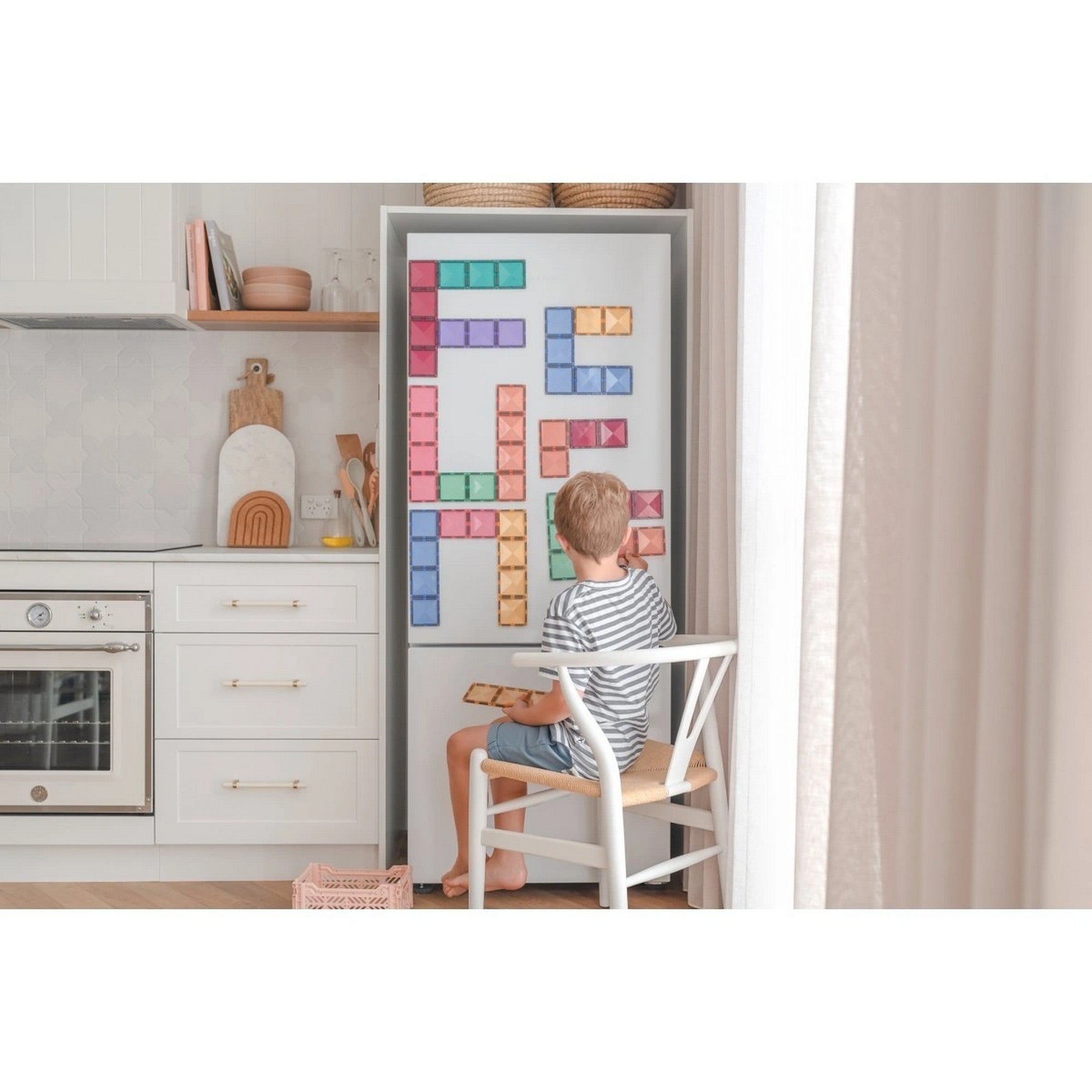 Magnetbausteine Pastel Rectangle Pack - 24 Teile