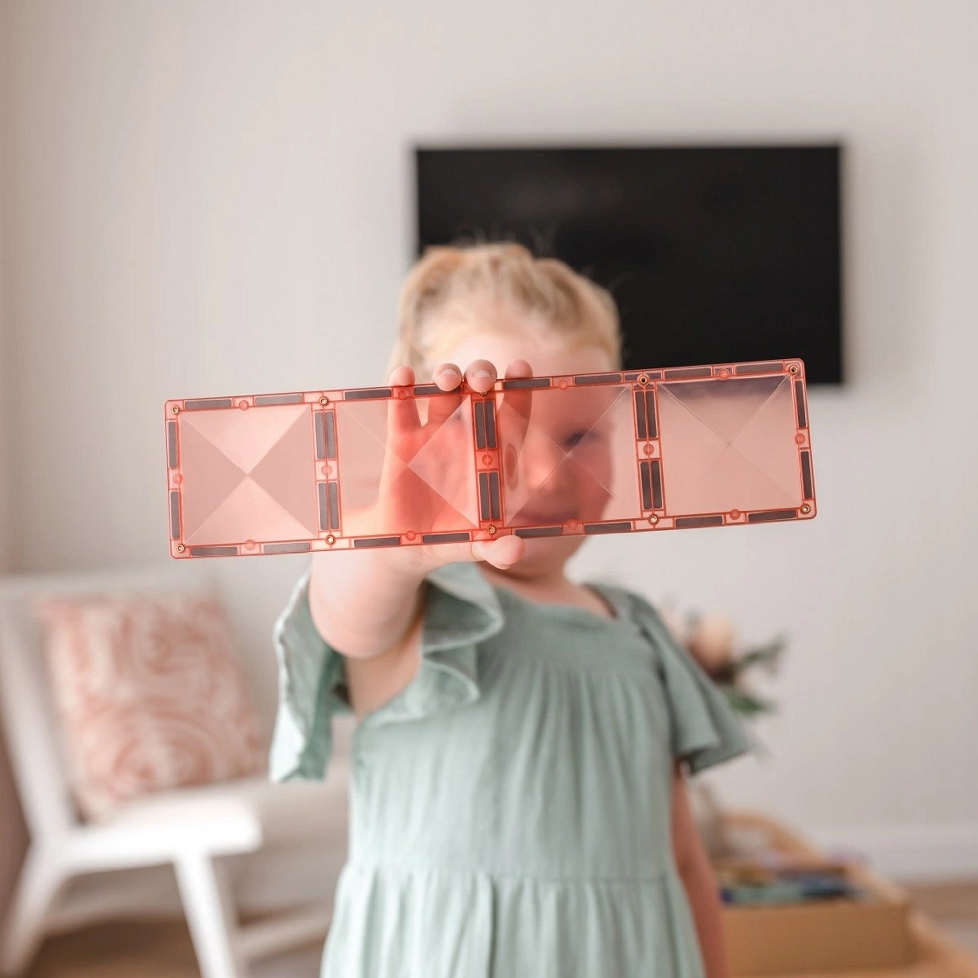 Magnetbausteine Pastel Rectangle Pack - 24 Teile