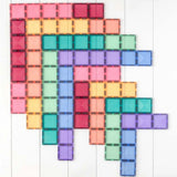 Magnetbausteine Pastel Rectangle Pack - 24 Teile