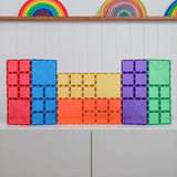 Magnetbausteine Rainbow Square Pack - 42 Teile