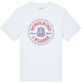 T-Shirt Schulkind Lavendel 116/128 (GOTS)