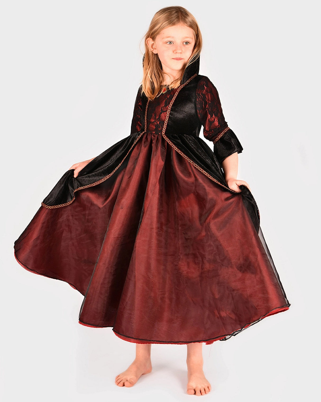 Kostüm Vampirkönigin 8-10 Jahre