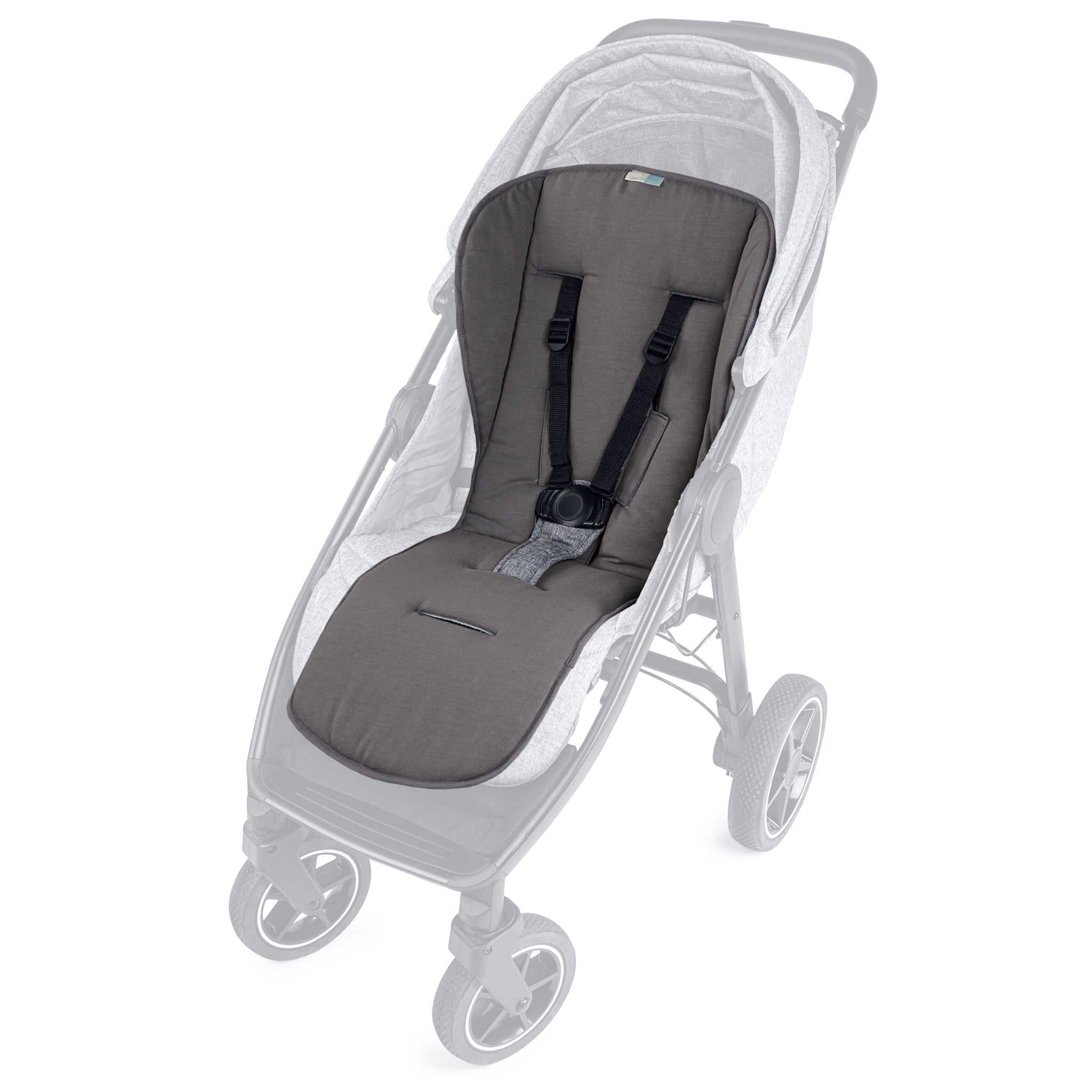KONRAD COOLAIR atmungsaktive Sitzauflage anthra-grau für Kinderwagen und Buggys, zweiseitig, temperaturregulierend und waschbar