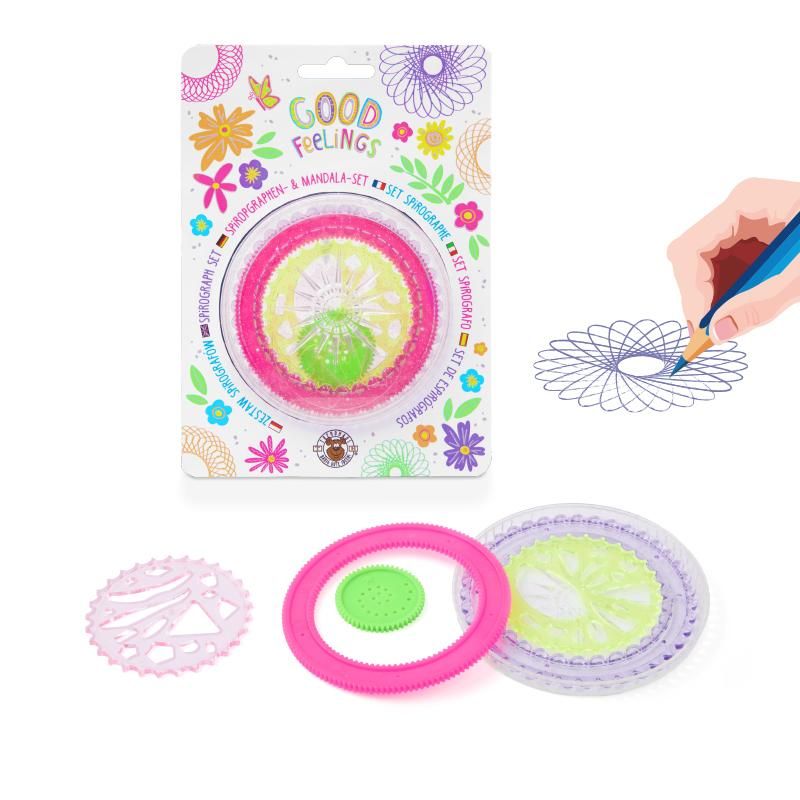 GOOD FEELINGS Spirographen & Mandala-Set