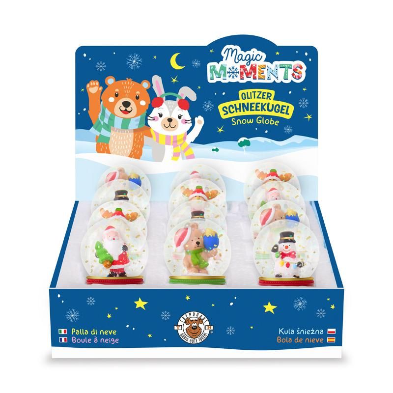 Schneekugel Glitzer