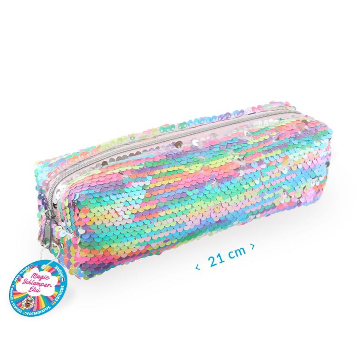 Regenbogen-Pailletten Mäppchen