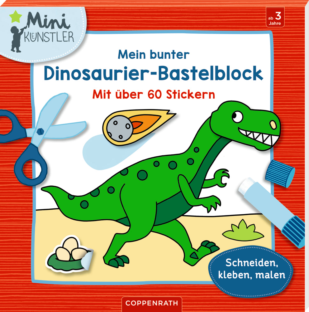 Mein bunter Dinosaurier-Bastelblock - korbmayer. ganz besonders. für kinder.