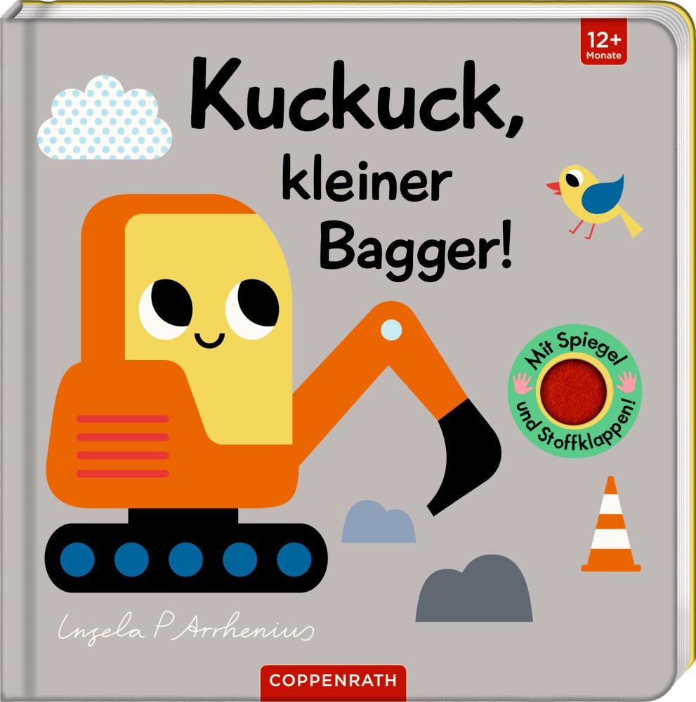 Mein Filz-Fühlbuch: Kuckuck kleiner Bagger! - korbmayer. ganz besonders. für kinder.