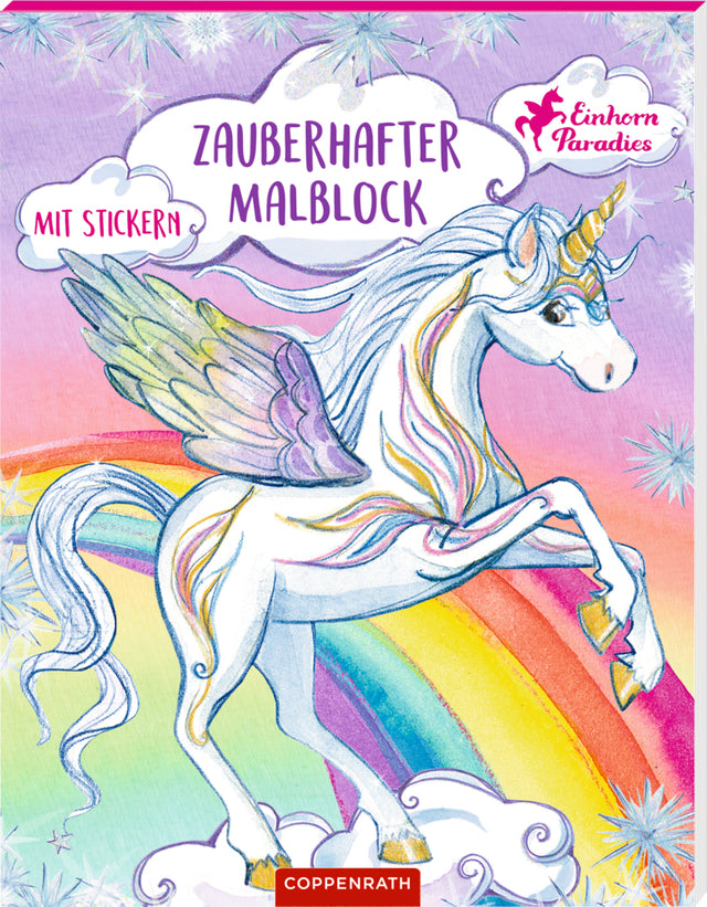 Zauberhafter Einhorn Malblock - korbmayer. ganz besonders. für kinder.