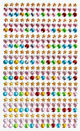 Mal- Bock mit Glitzersteinchen