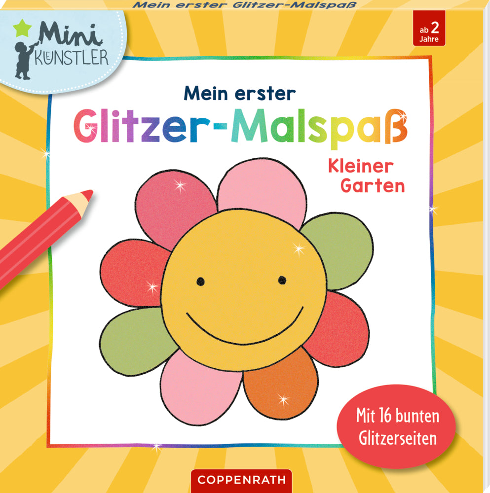 Mein 1. Glitzer-Malspaß: Kleiner Garten