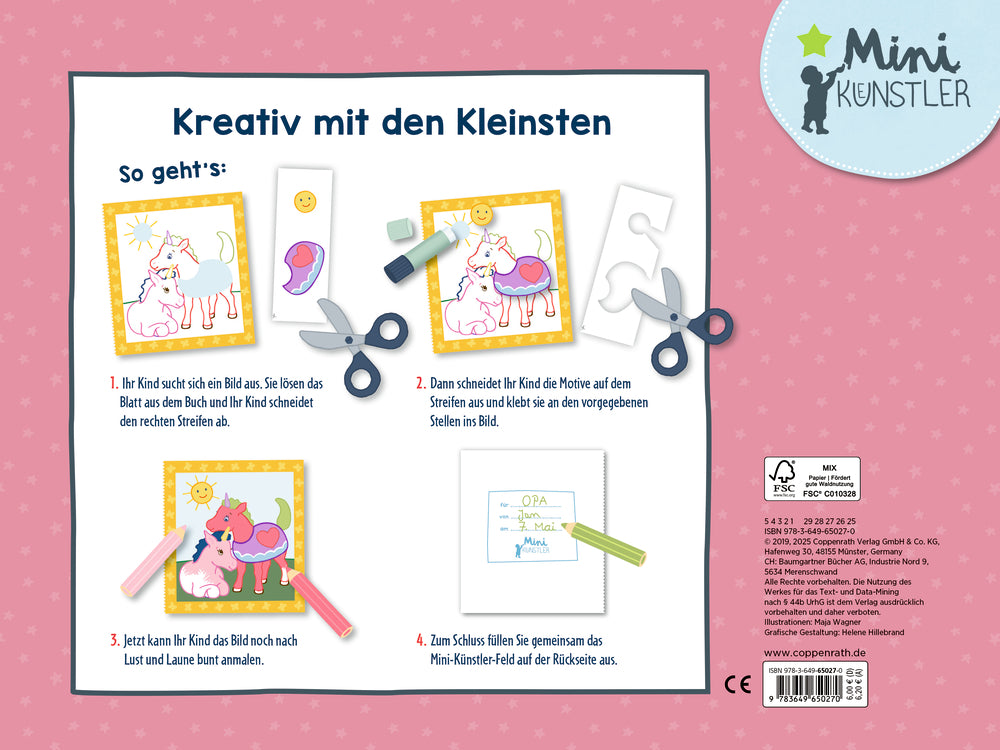 Mein erstes Einhorn-Bastelbuch
