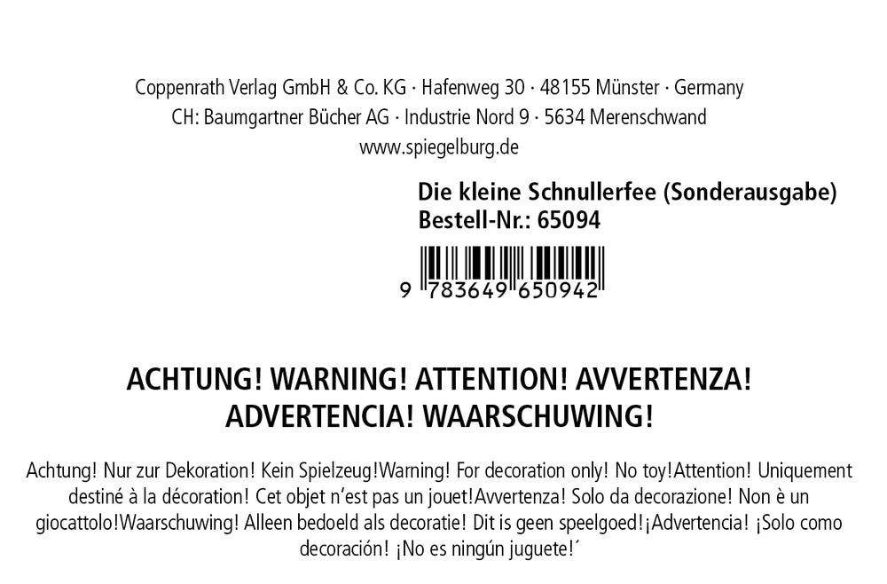 Die kleine Schnullerfee (Sonderausgabe)