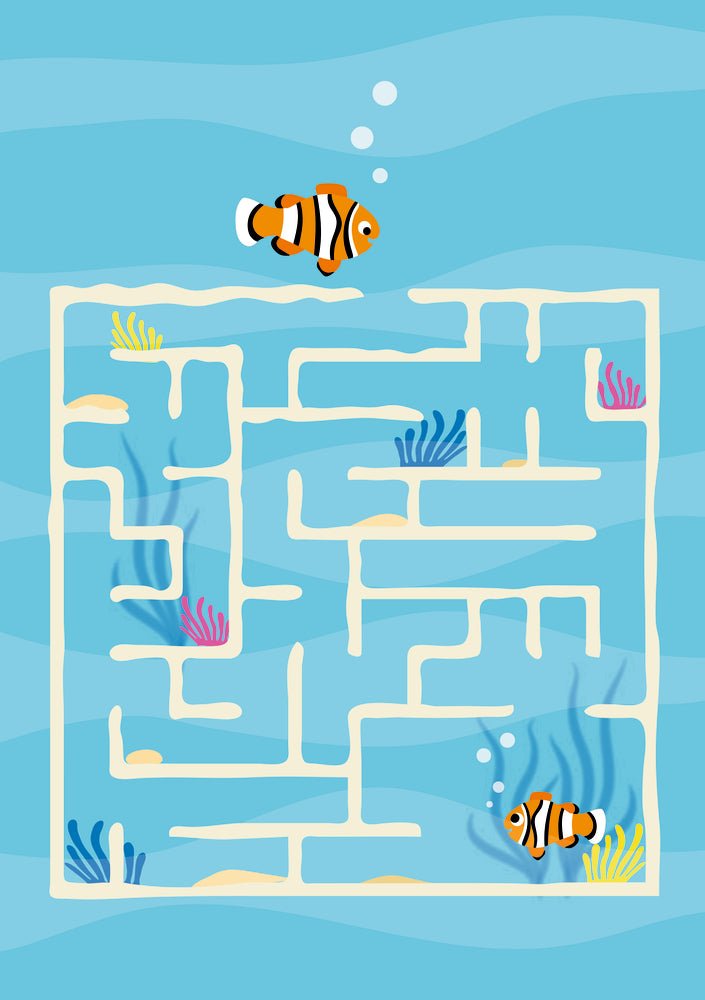 Mein k. Kindergartenblock Rätsel ohne Text / Wilde Tiere