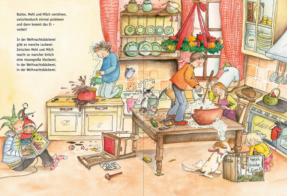 In der Weihnachtsbäckerei/ Backbuch