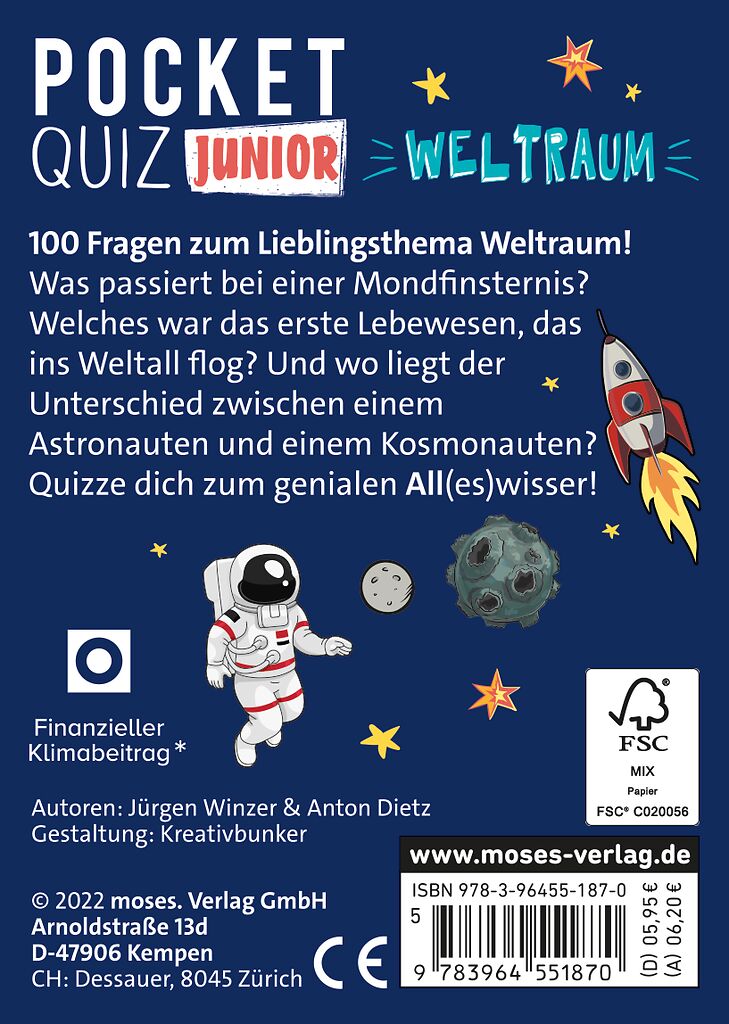 Pocket Quiz junior Weltraum