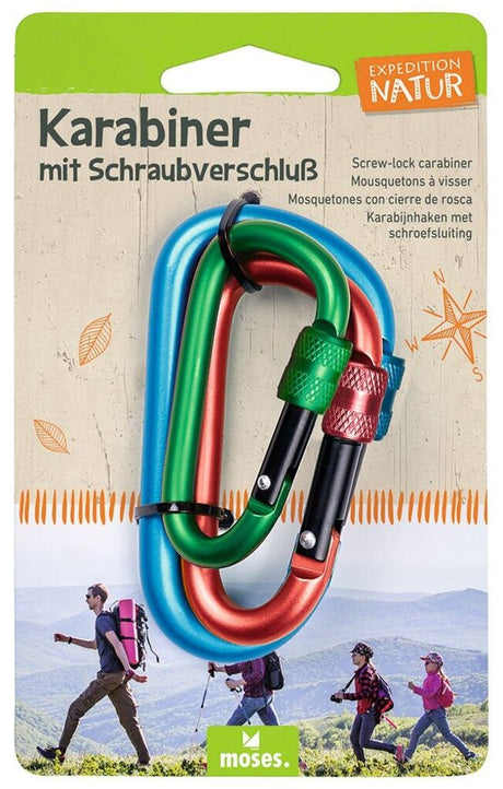 Expedition Natur Karabiner- Set - korbmayer. ganz besonders. für kinder.