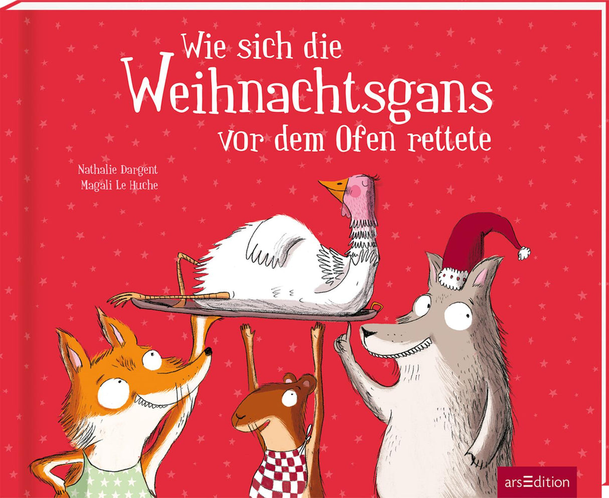 Weihnachtsgans vor dem Ofen