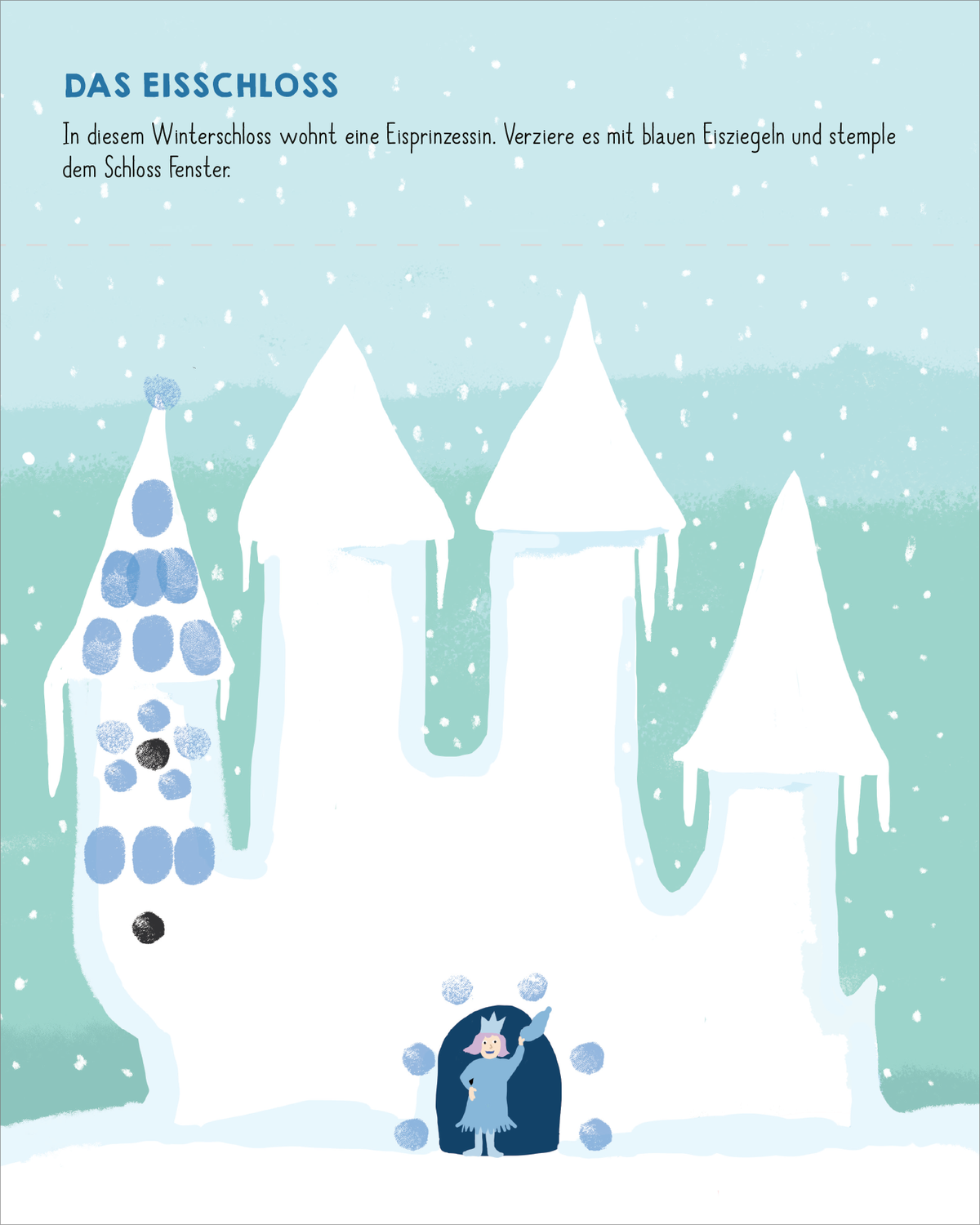 Fingerstempel: Winterwelt