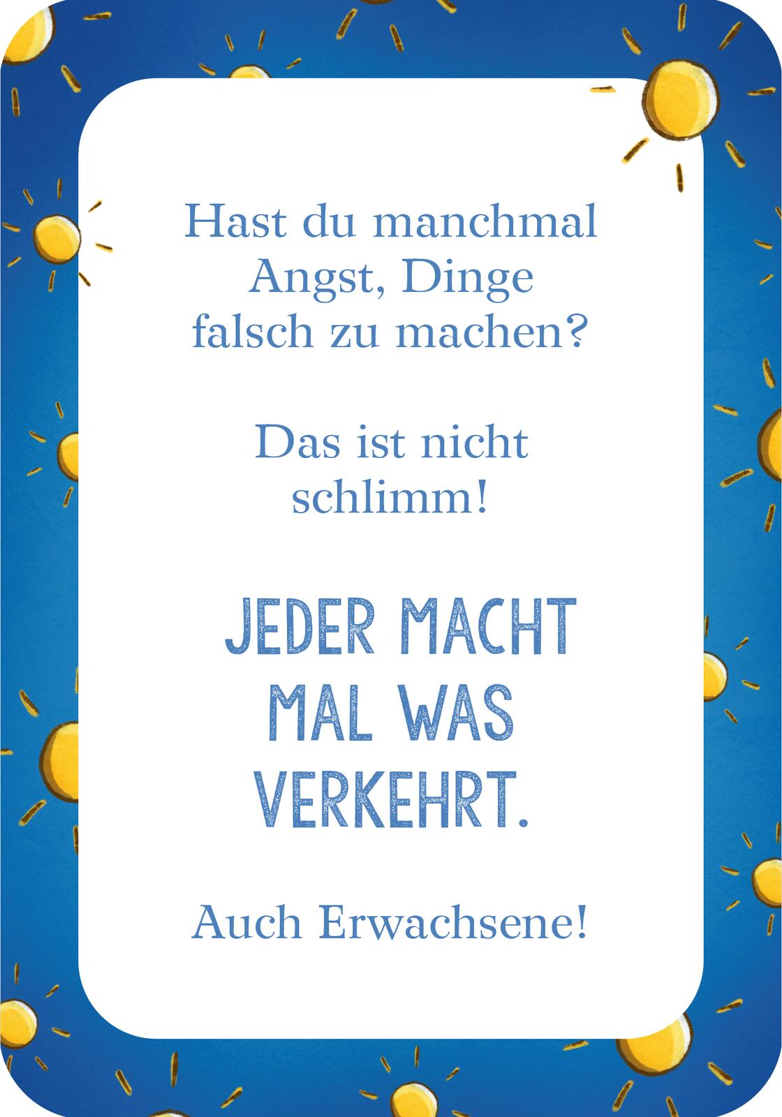 Mutmachkarten für die Schule