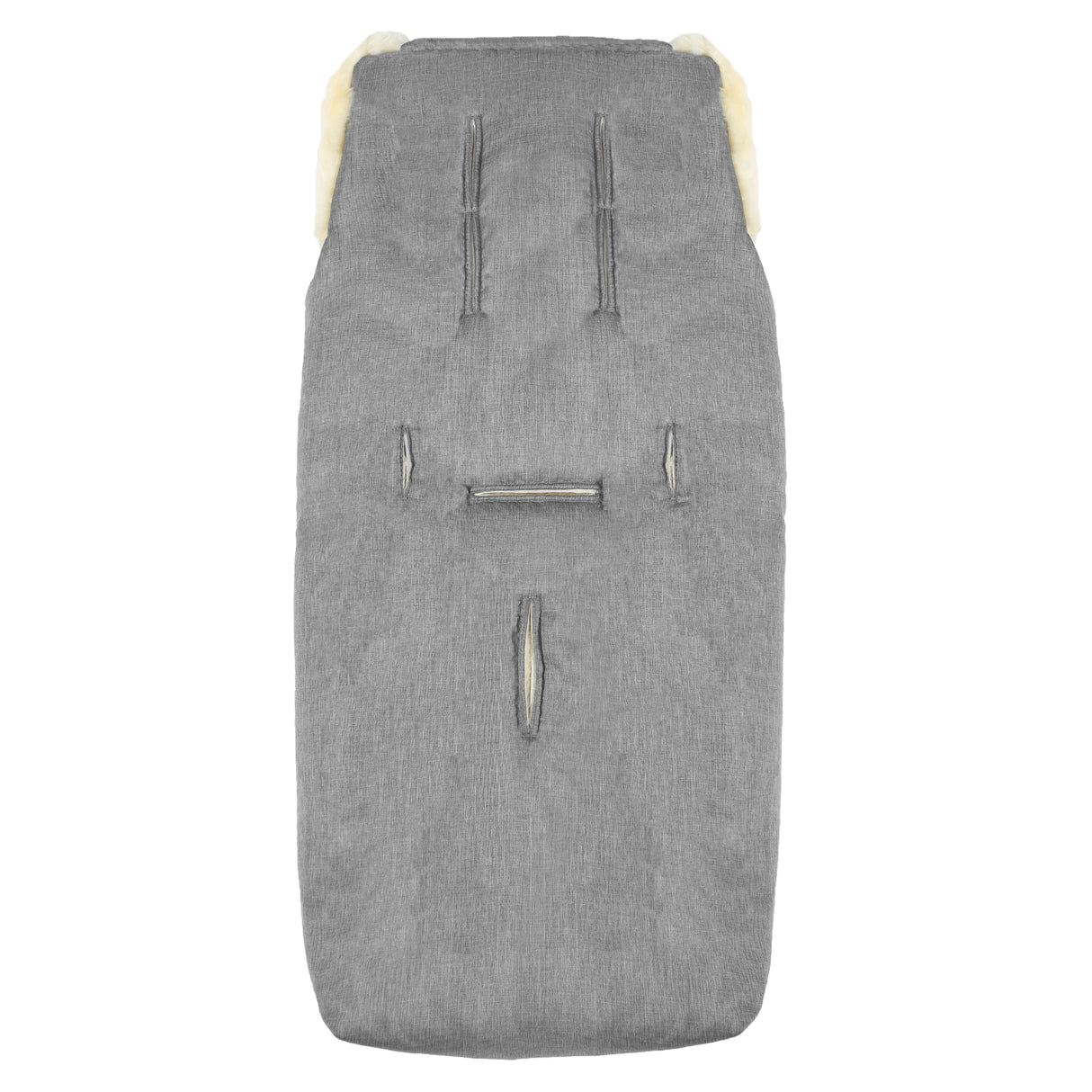 Arosa Luxe Lammfell-Fußsack/ grigio