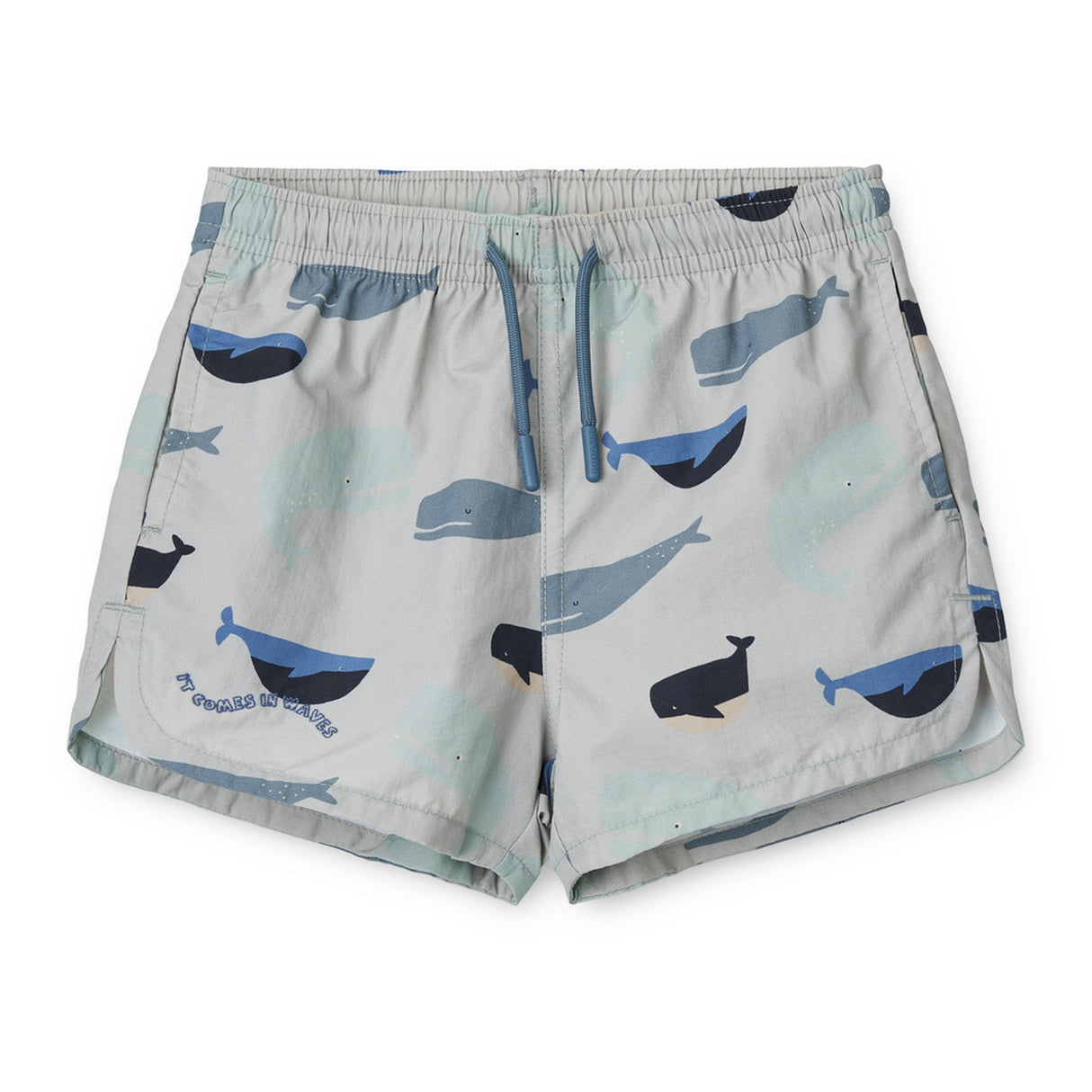 Aiden Badeshorts/ Whales-Coud Blue