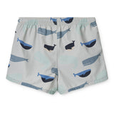 Aiden Badeshorts/ Whales-Coud Blue